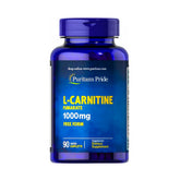 Puritan's Pride L carnitine-1000mg-90Serv.-90Tabs.