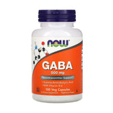 Now Foods Gaba 500mg-100Serv.-100Veg Caps