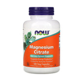Now Foods Magnesium Citrate-40Serv-120Veg Caps.