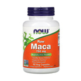 Now Foods Raw Maca 750Mg-90Serv.-90Veg Capsules