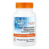 Doctor's Best, High Absorption Magnesium-120Serv.-120Tablets