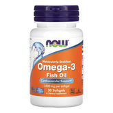 Now Foods Omega3 Fish Oil 1000Mg.-15Serv.-30Soft Gels