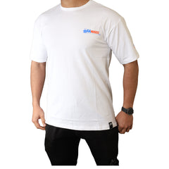 Max Muscle T-Shirt  White-Over Size
