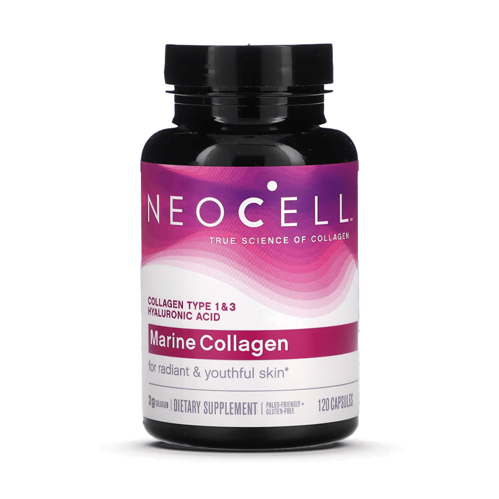 Neocell Collagen Type 1&3 Hyaluronic Acid Marine Collagen 30Serv.-120Capsules