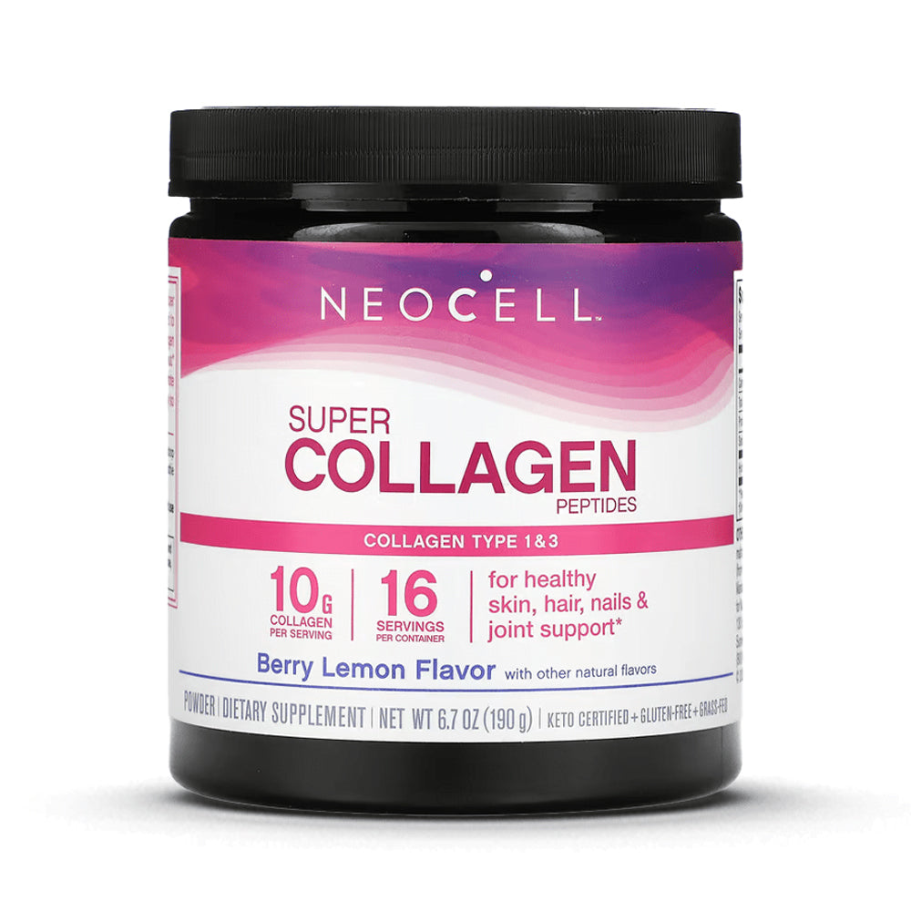 Neocell Super Collagen Peptides Collagen Type 1&3 16Serv.-190G.-Berry Lemon