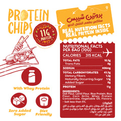 Organic Nation Protein Chips-70G
