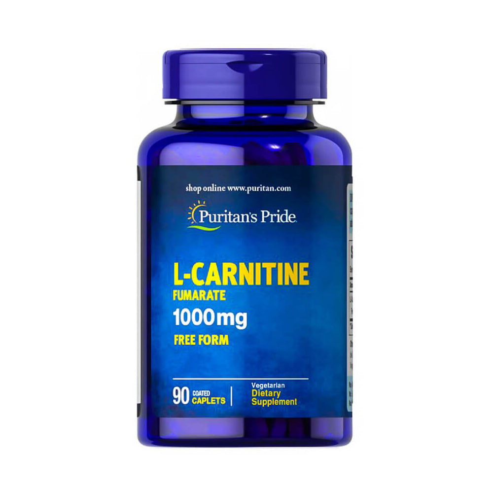 Puritan's Pride L carnitine-1000mg-90Serv.-90Tabs.