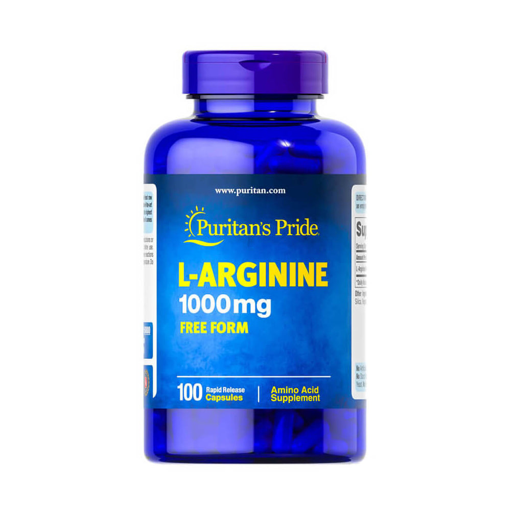 Puritan's Pride L-Arginine 1000mg-100Serv.-100Caps.