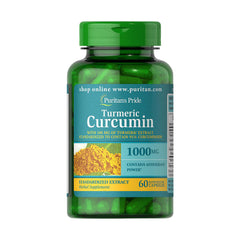 Puritan's Pride Turmeric Curcumin 1000MG-60Serv.-60Rapid Release Caps.