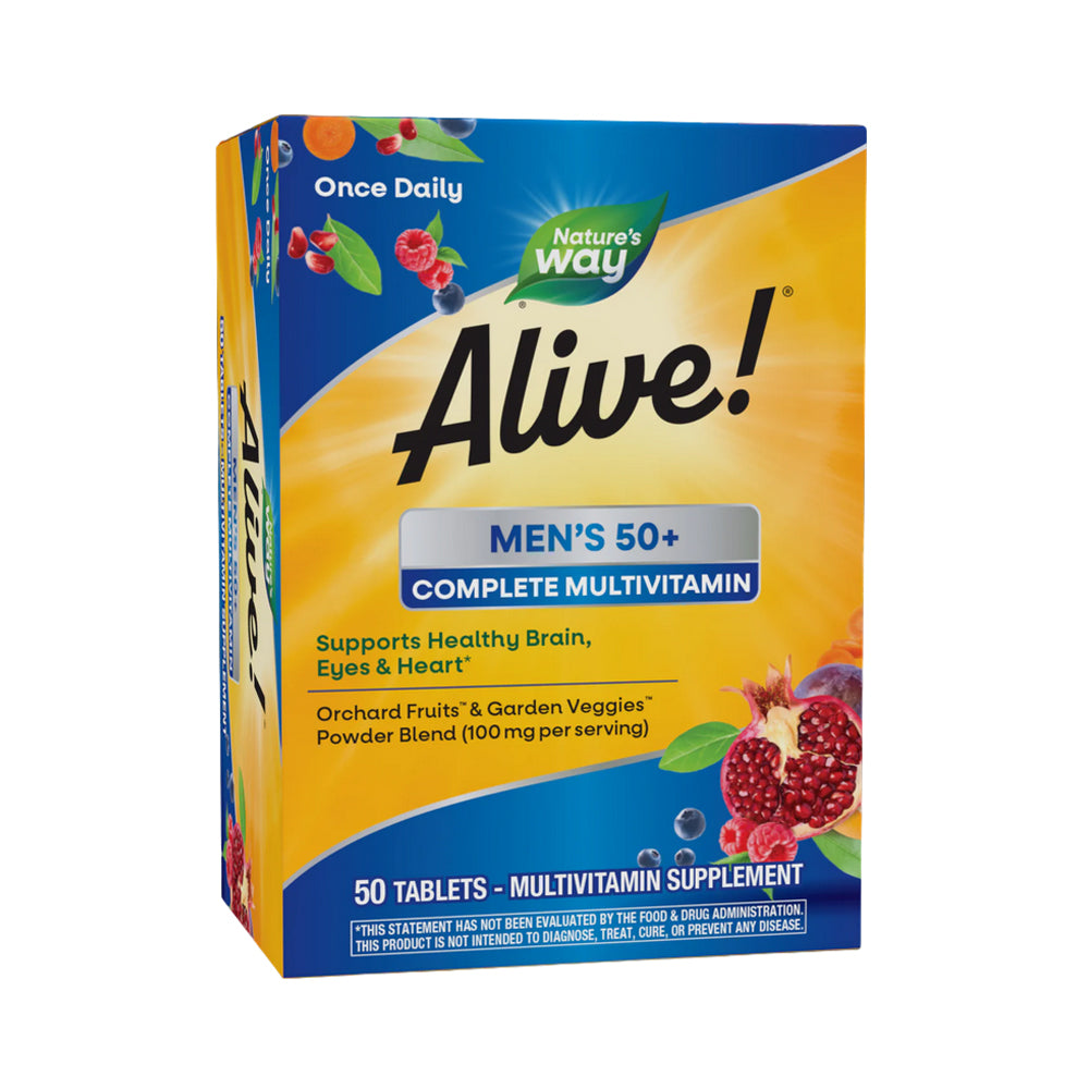 Nature’s Way Alive! Men’s 50+ Complete Multivitamin 50 Serv.-50 Tablets