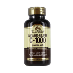 Windmill natural vitamins sustained Release C-1000-100Serv.-100Tabs.