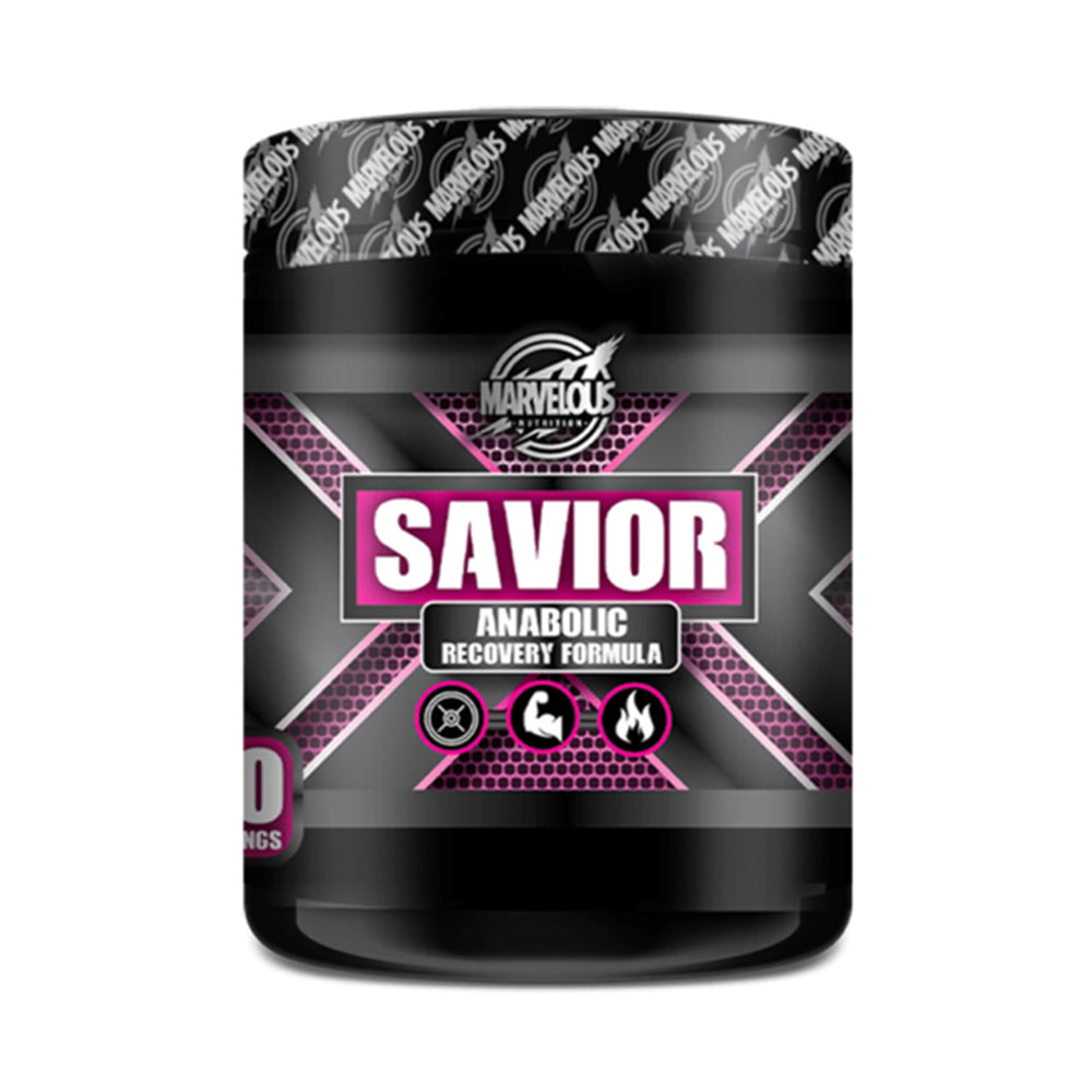 Marvelous Nutrition Savior Anabolic Recovery Formula-25Serv.-950G.-Strawberry