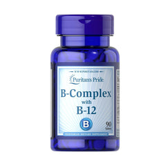 Puritan’s Pride B-Complex B-12-90Serv.-90Tabs.
