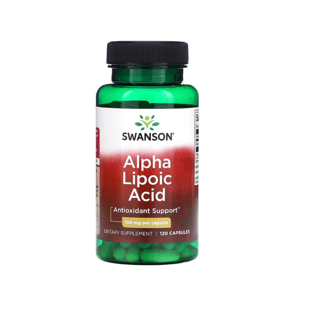 Swanson Alpha Lipoic Acid 100MG-120serv.-120Capsules