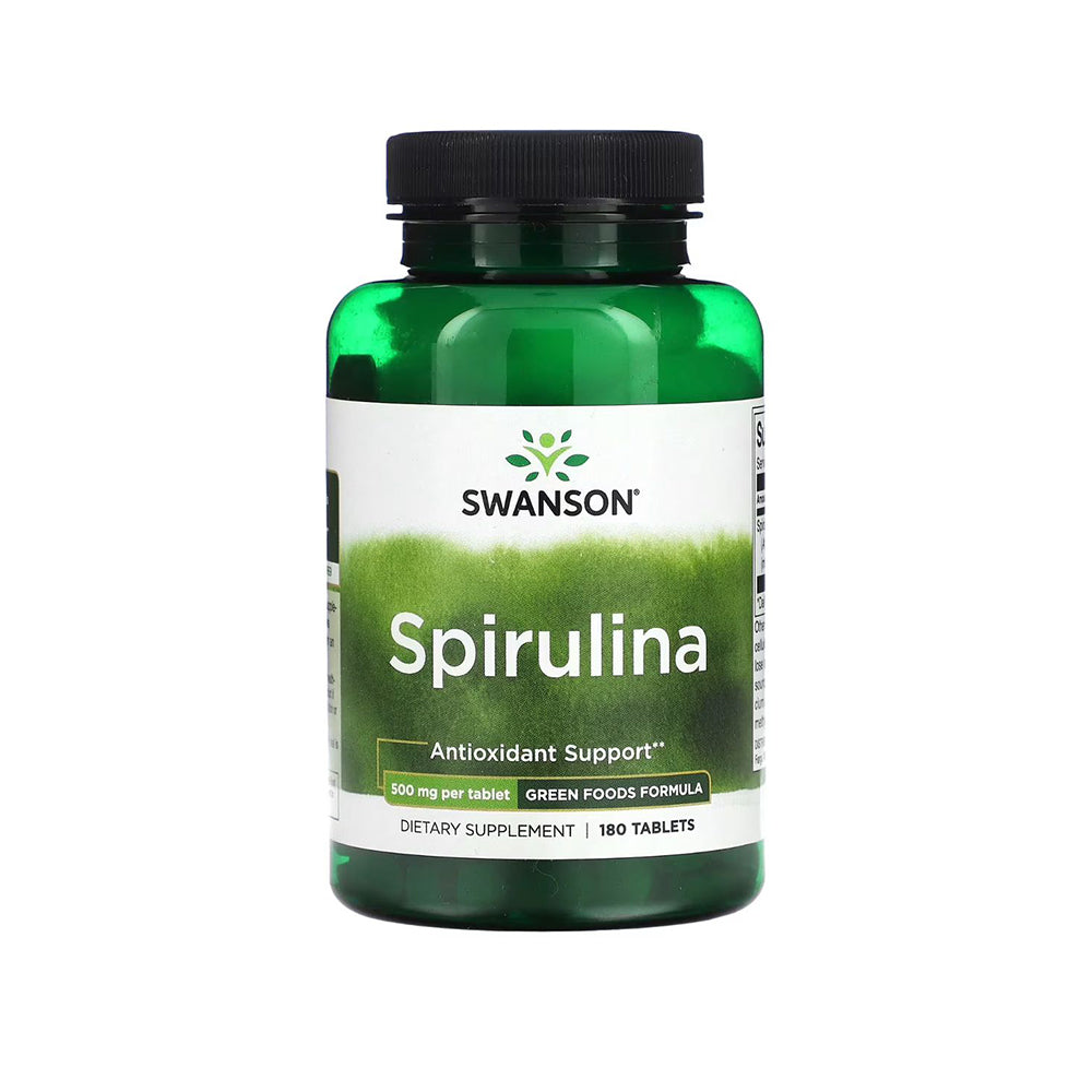 Swanson Spirulina Antioxidant Support-180Serv.-180Tablets.
