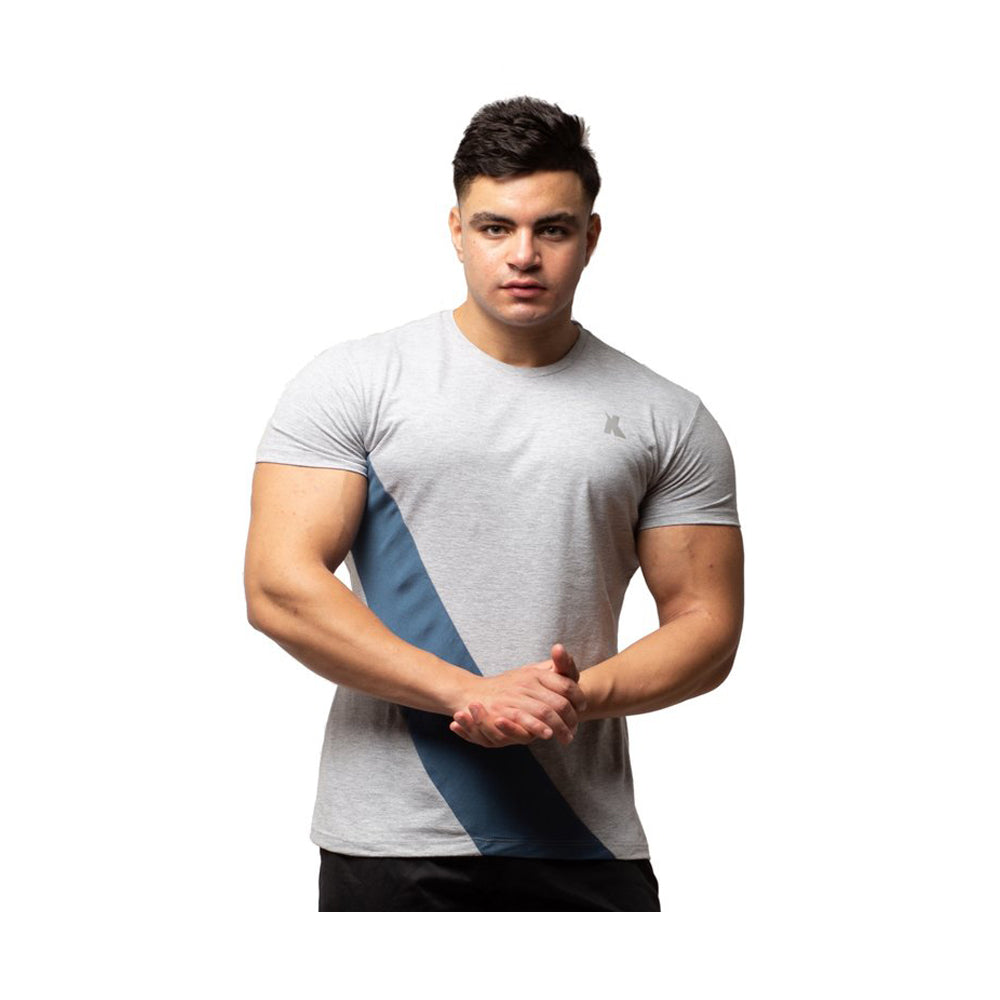 X Line X Cross T shirt - Heather Gray