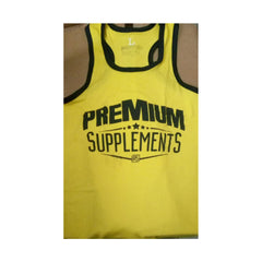 Premium Supplements T-Shirt Cut-yellow