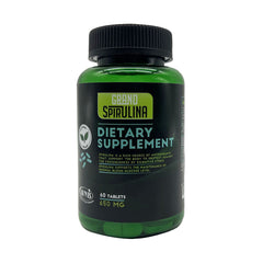 Grand Spirulina Dietary Supplement-15Serv.-60Tablets