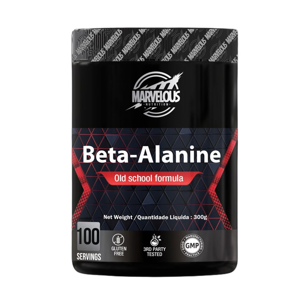 Marvelous Nutrition Beta-Alanine old School Formula-100Serv.-300G.-Unflavored