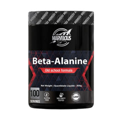 Marvelous Nutrition Beta-Alanine old School Formula-100Serv.-300G.-Unflavored
