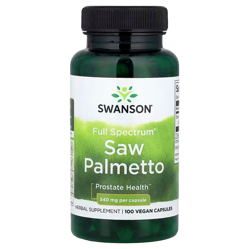 Swanson Saw Palmetto 540 mg-100Serv.-100Caps