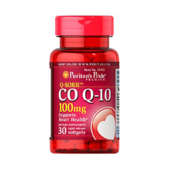 Puritan's Pride Co Q-10 100Mg-30Serv.-30Rapid Release Softgels.