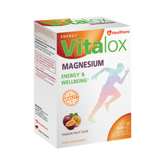 Healthera Vitalox Magnesium-8Serv.-8Oral Ampoules.-Passion Fruit