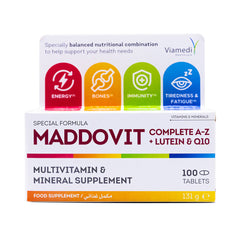 Maddox Pharma Swiss Maddovit Complete A-Z-100Serv.-100Tabs.