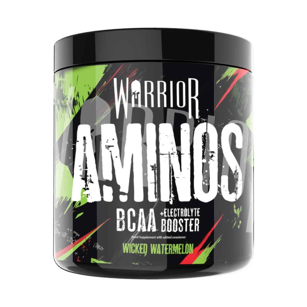 Warrior Aminos Bcaa+Electrolyte Booster-30Serv.-360G-Wicked Watermelon
