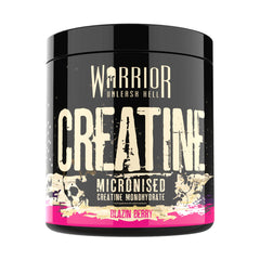 Warrior Unleash Hell Creatine Micronised-60Serv-300G-Blazin Berry