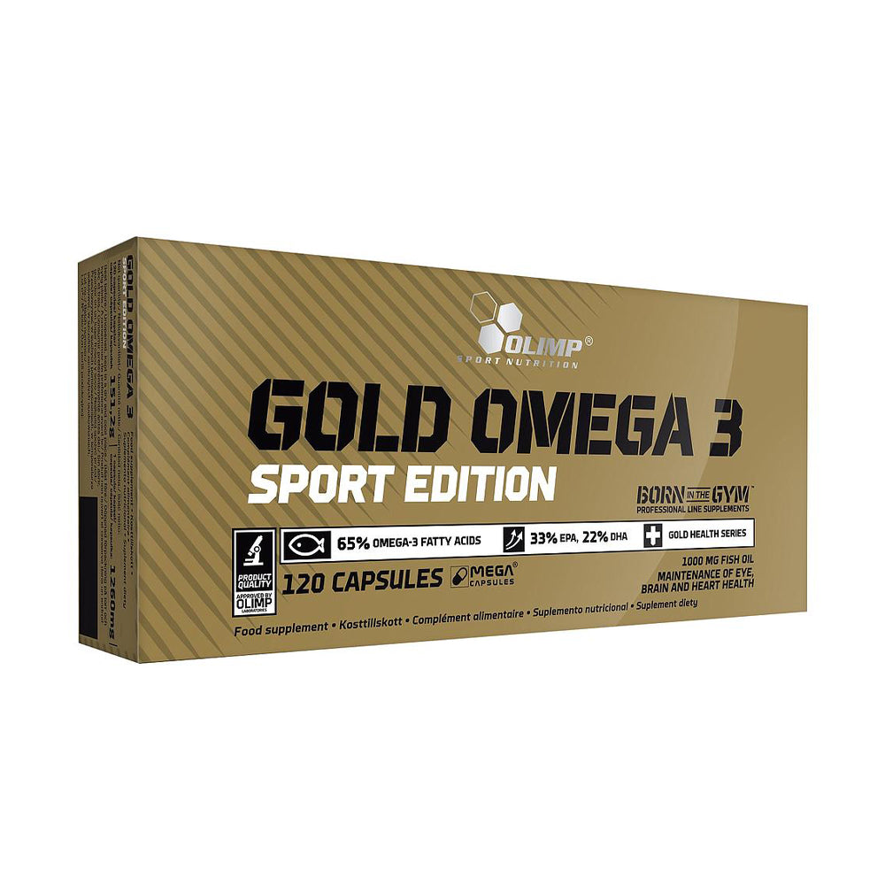 Olimp Sport Nutrition Gold Omega 3 Sport Edition-40Serv.-120 Soft Gels