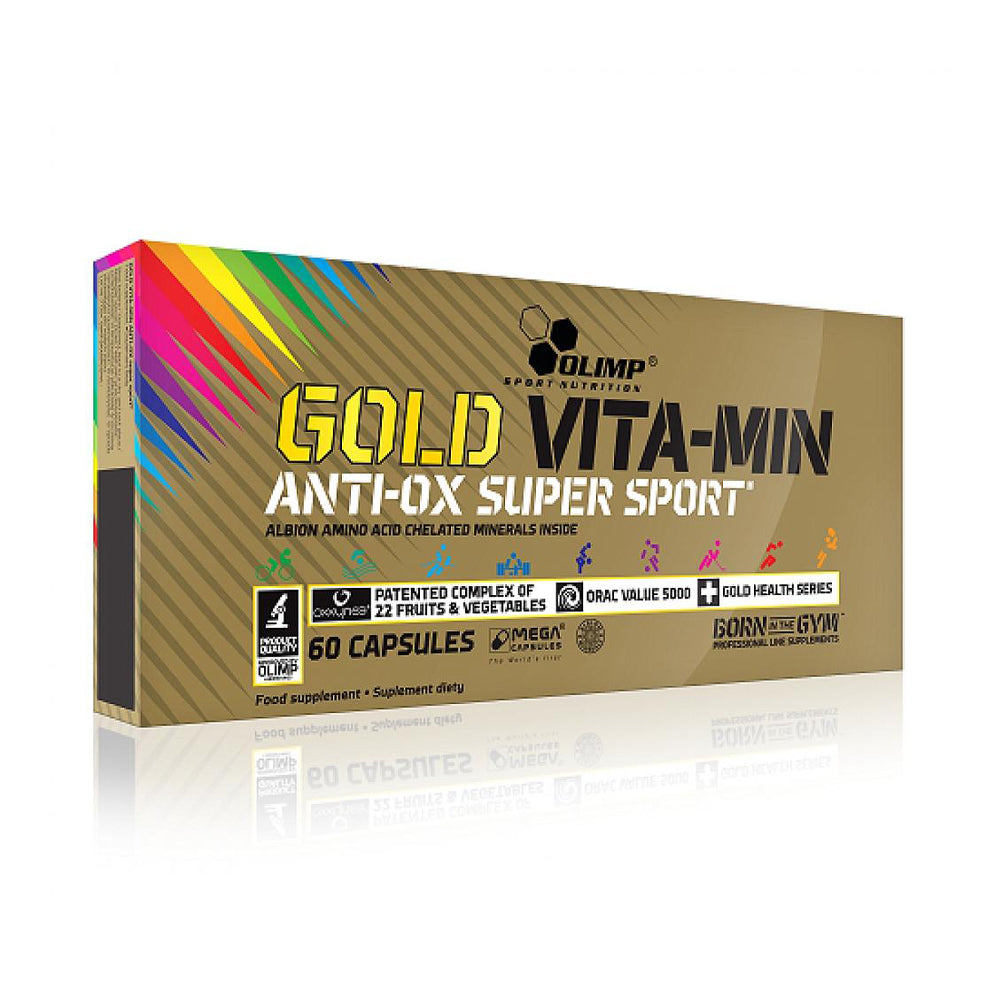 Olimp Sport Nutrition Gold Vita-Min Anti-ox Super Sport-30Serv.-60Caps