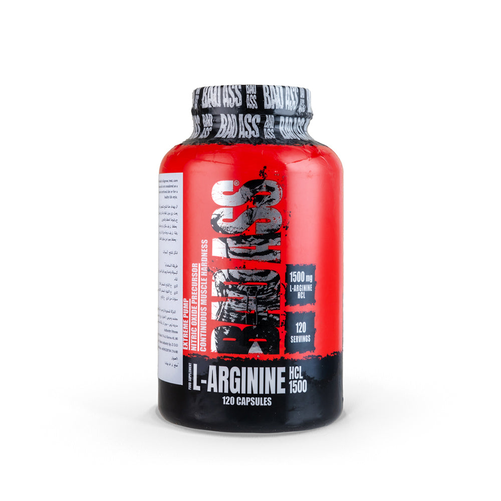 Bad Ass  L- Arginine Hcl-1500-120Serv-120Capsules