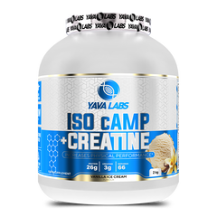 Yava Labs Pure Iso Camp + Creatine increases Physical Performance-66Serv-2KG