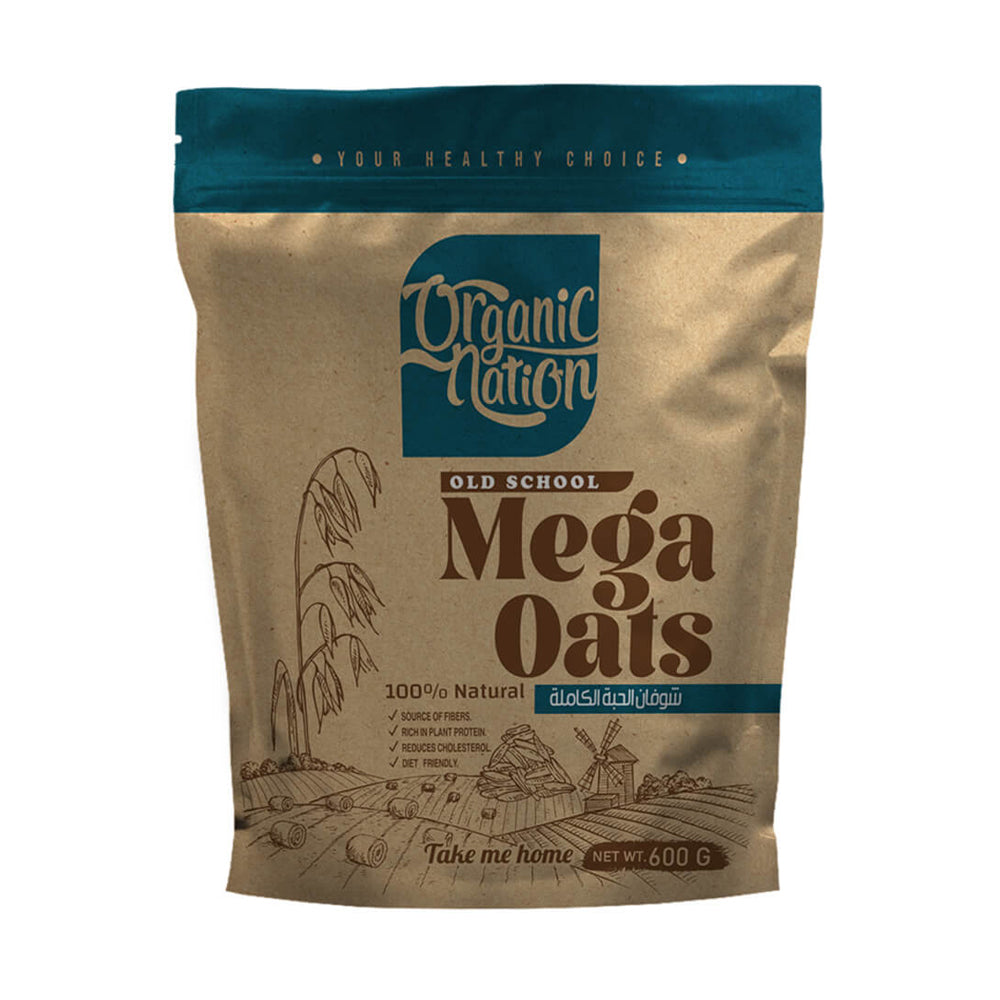 Organic Nation Mega Oats-600G