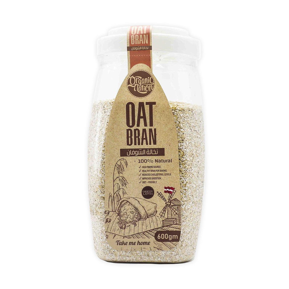 Organic Nation Oat Bran-600G