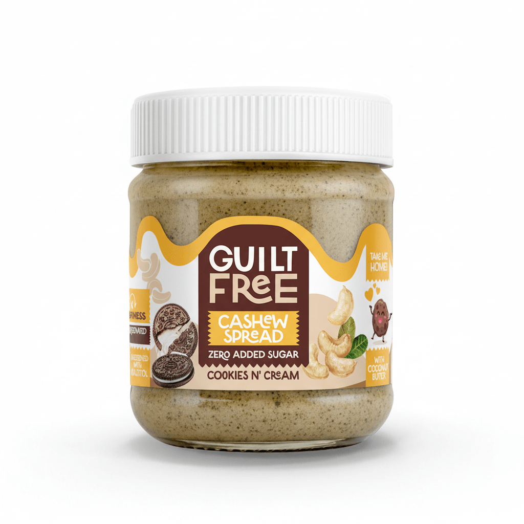 Organic Nation Guilt Free Cashew Spread-200G-Cookies N'Cream