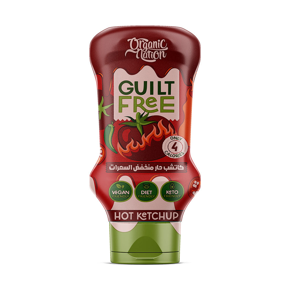 Organic Nation Guilt Free Ketchup Zero Added Sugar-350Ml