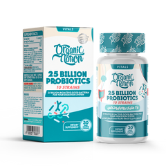 Organic Nation 25 Billion Probiotics-30Serv.-30 Capsules