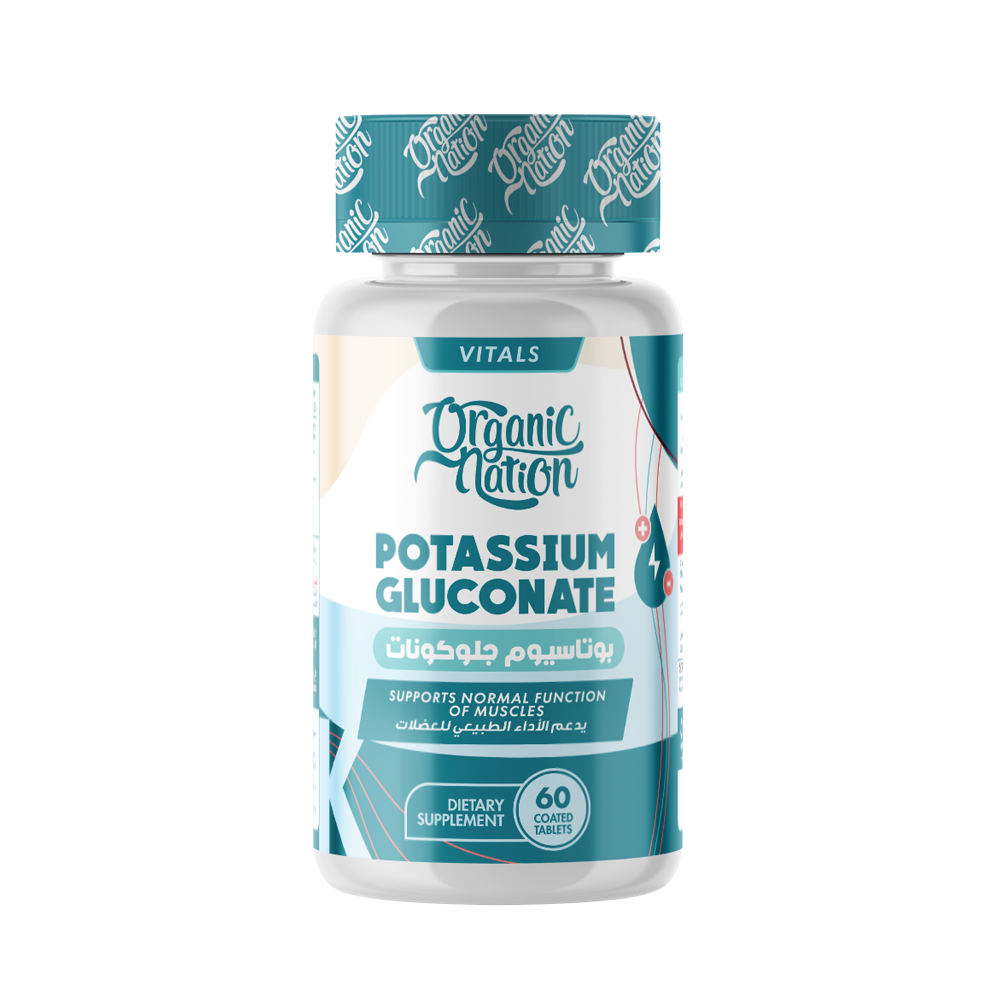 Organic Nation Potassium Gluconate-60Serv.-60Tablets