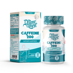 Organic Nation Caffeine 200-30Serv.-30Hard Gelatin Capsules