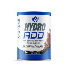 Muscle Add Hydro Add 100% Hydrolyzed Whey Protein Fastest Absorption Chocolate Ice Cream