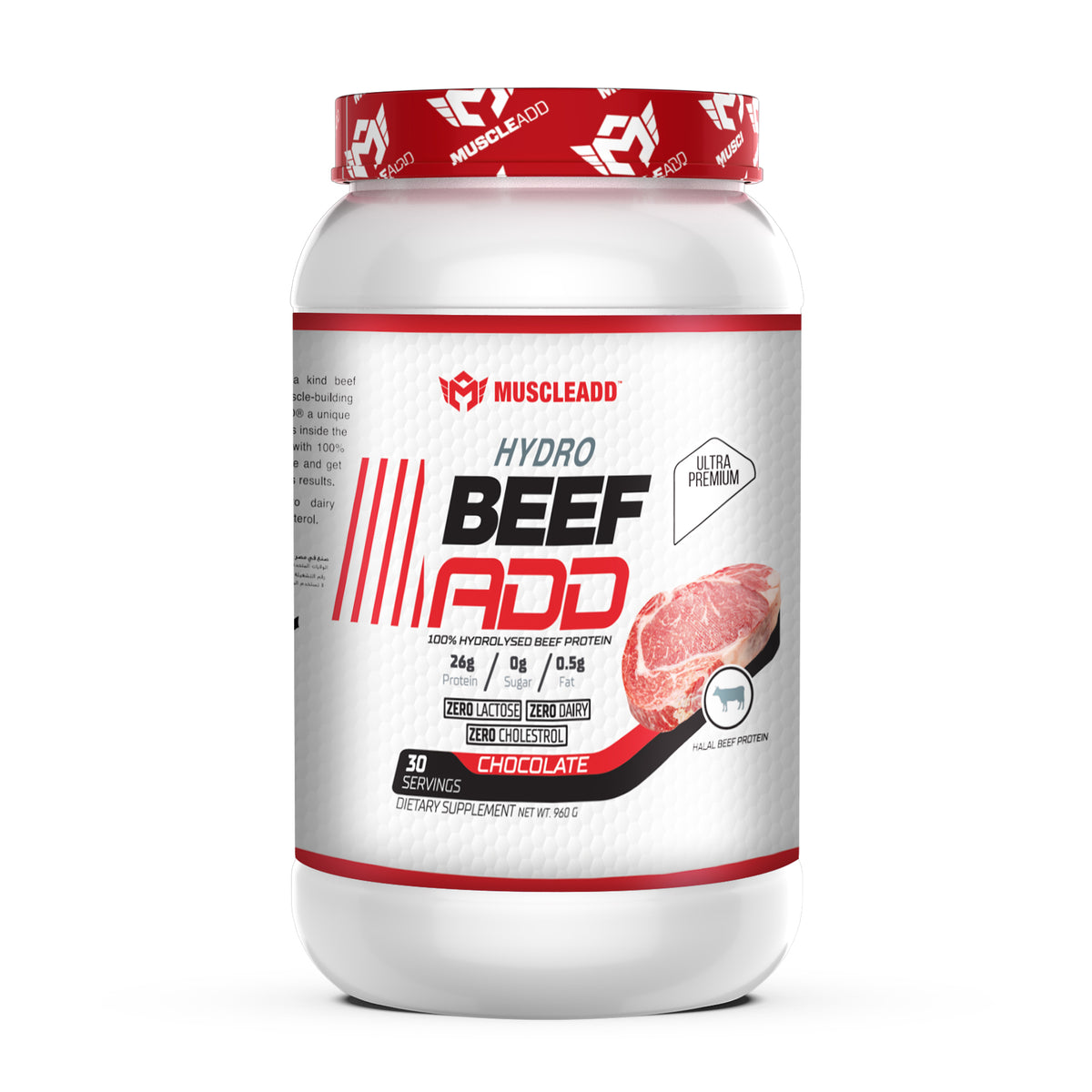 Muscle Add Hydro Beef Add 100% Hydrolysed Beef Protein-Chocolate