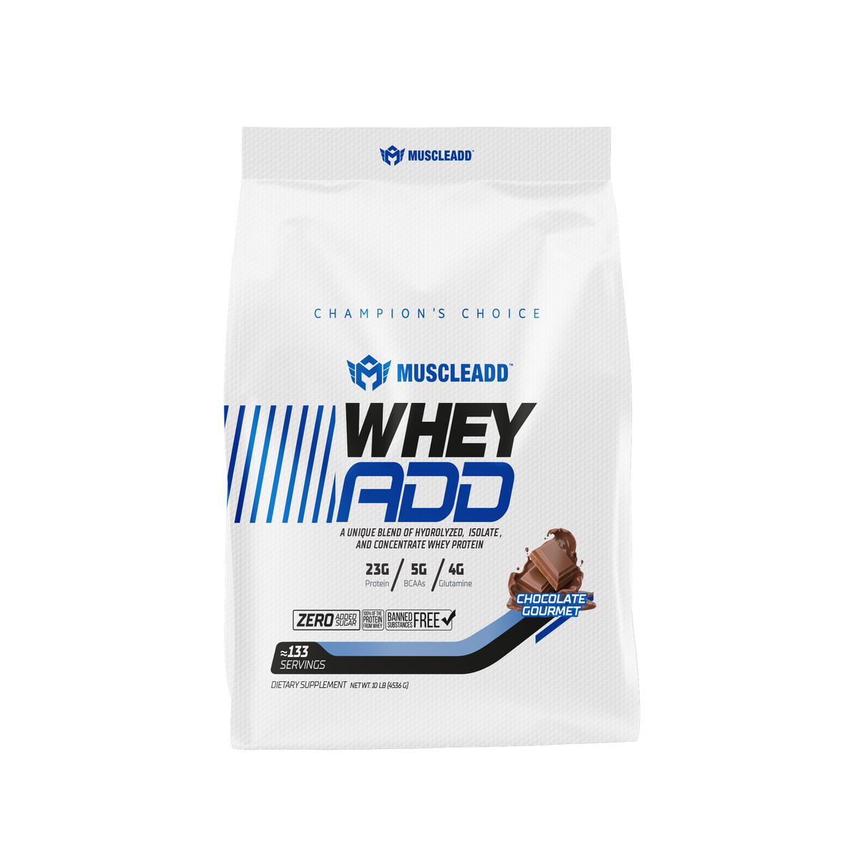 Muscle Add Whey Add-133Serv.-4.5kg