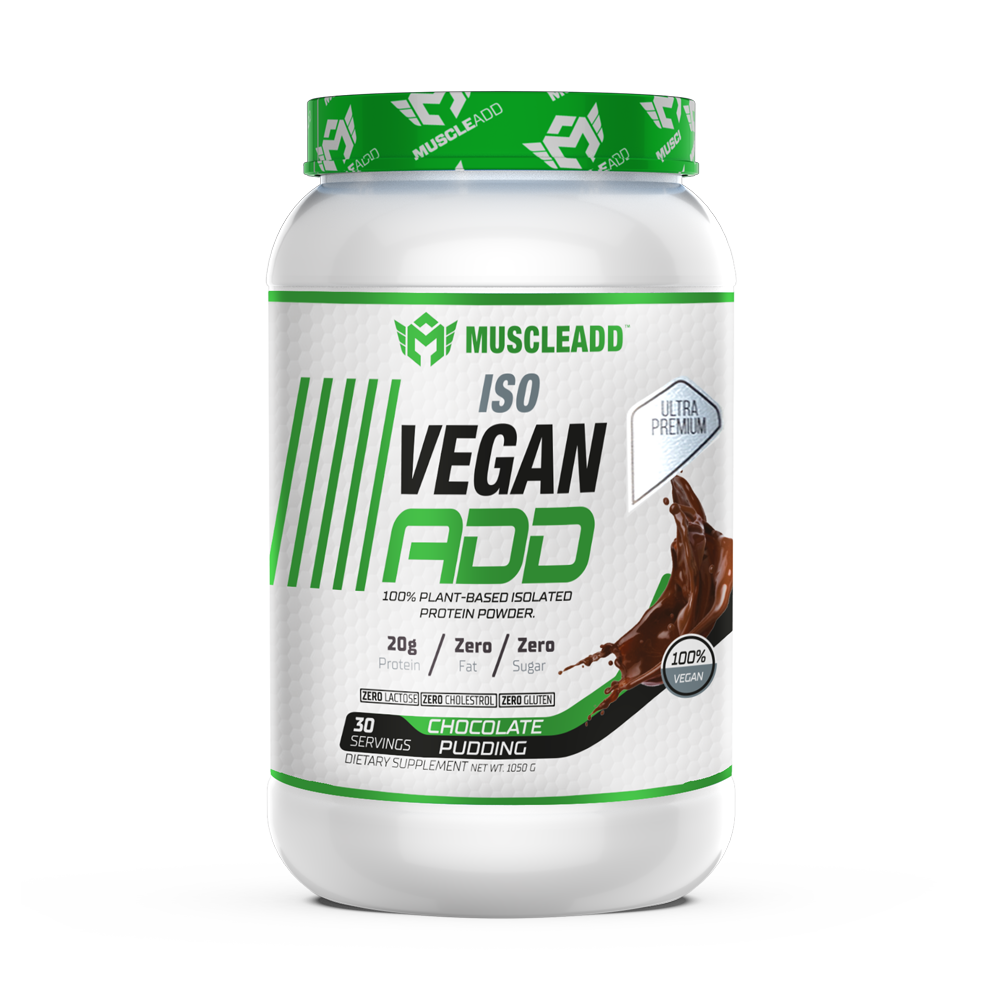 Muscle Add Iso Vegan Add-30Serv.-1050G.-Chocolate Pudding