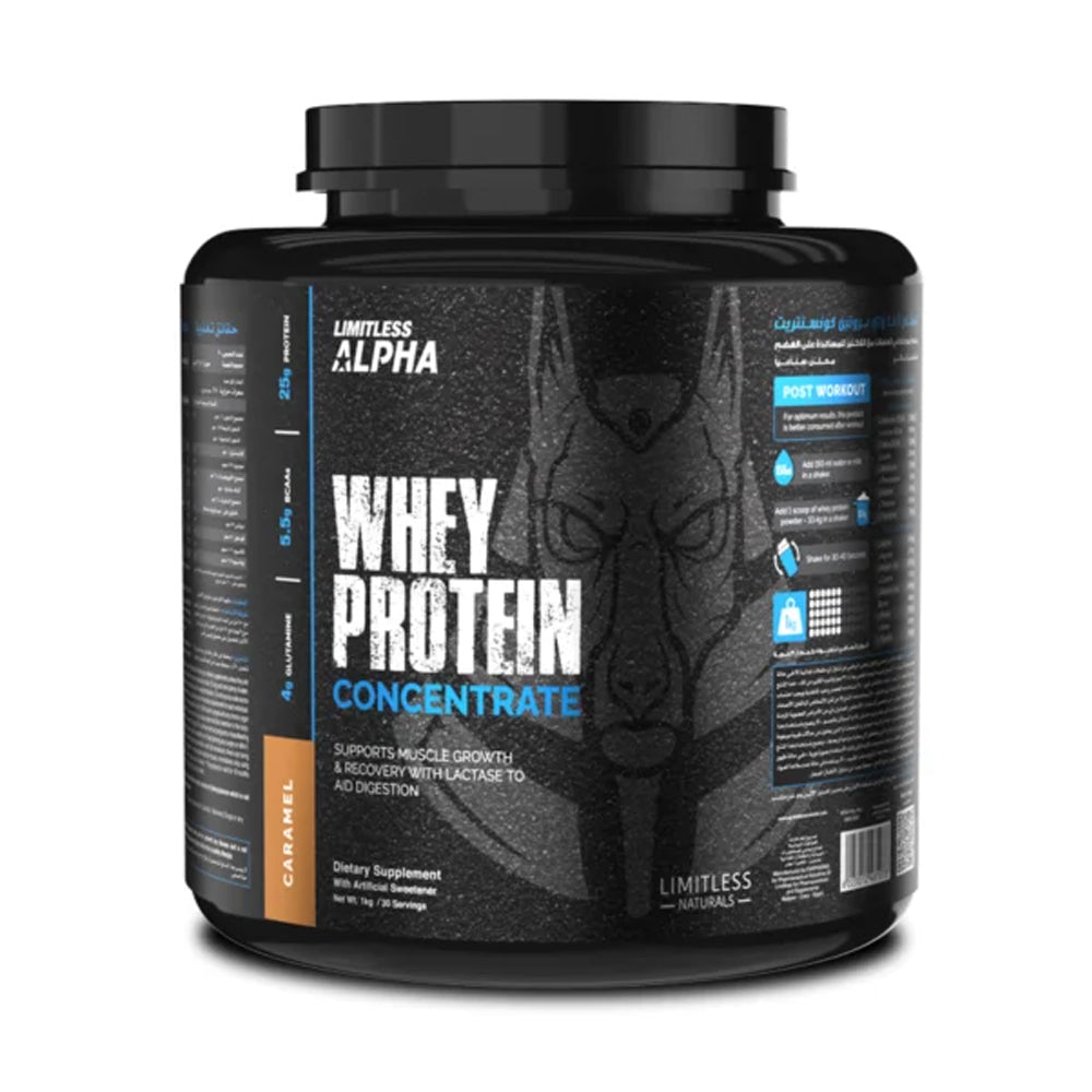 Limitless Alpha Whey Protein Concentrate-30Serv.-1KG