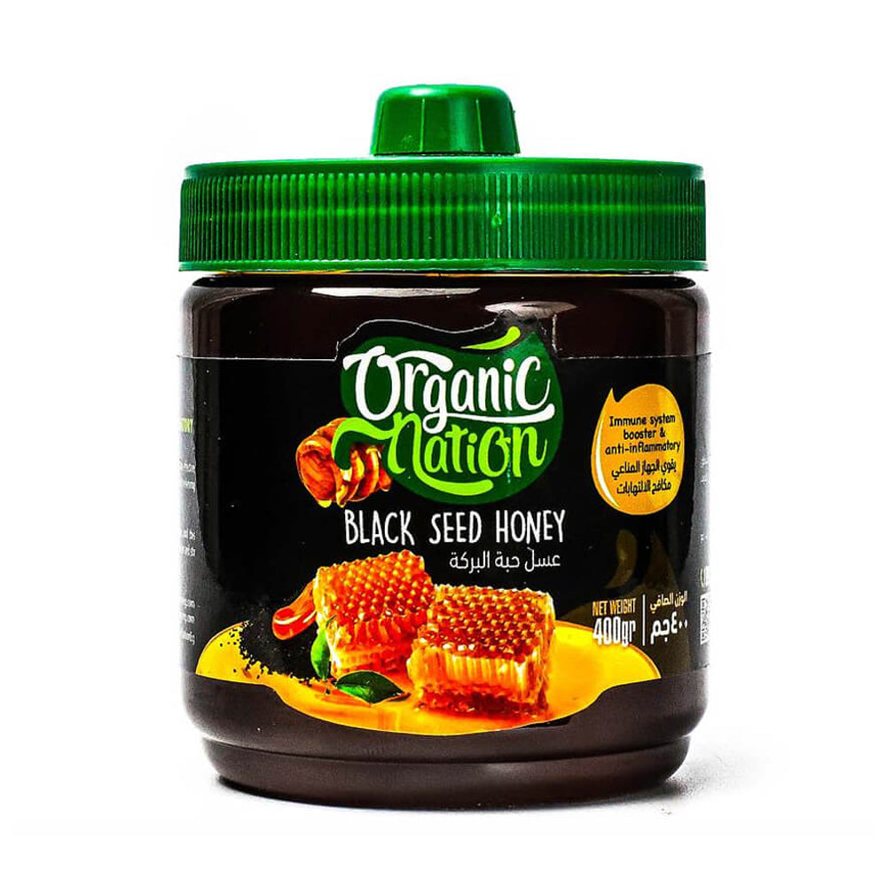 Organic Nation Honey Black Seed-400G