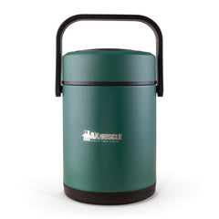 Max Muscle Stainless Steel-Lunch Box Vacuum insulated-2L