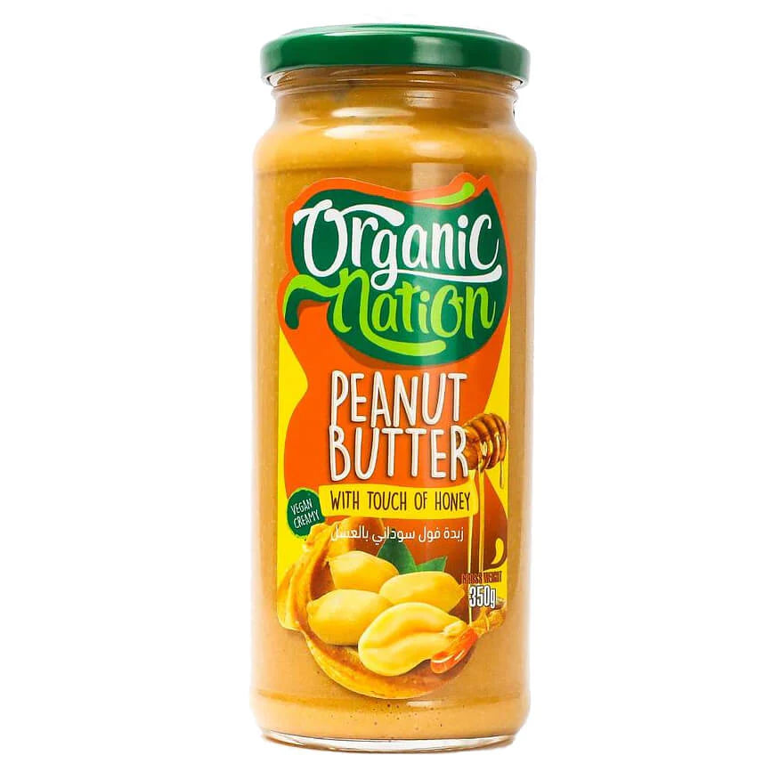 Organic Nation Peanut butter with honey-350G