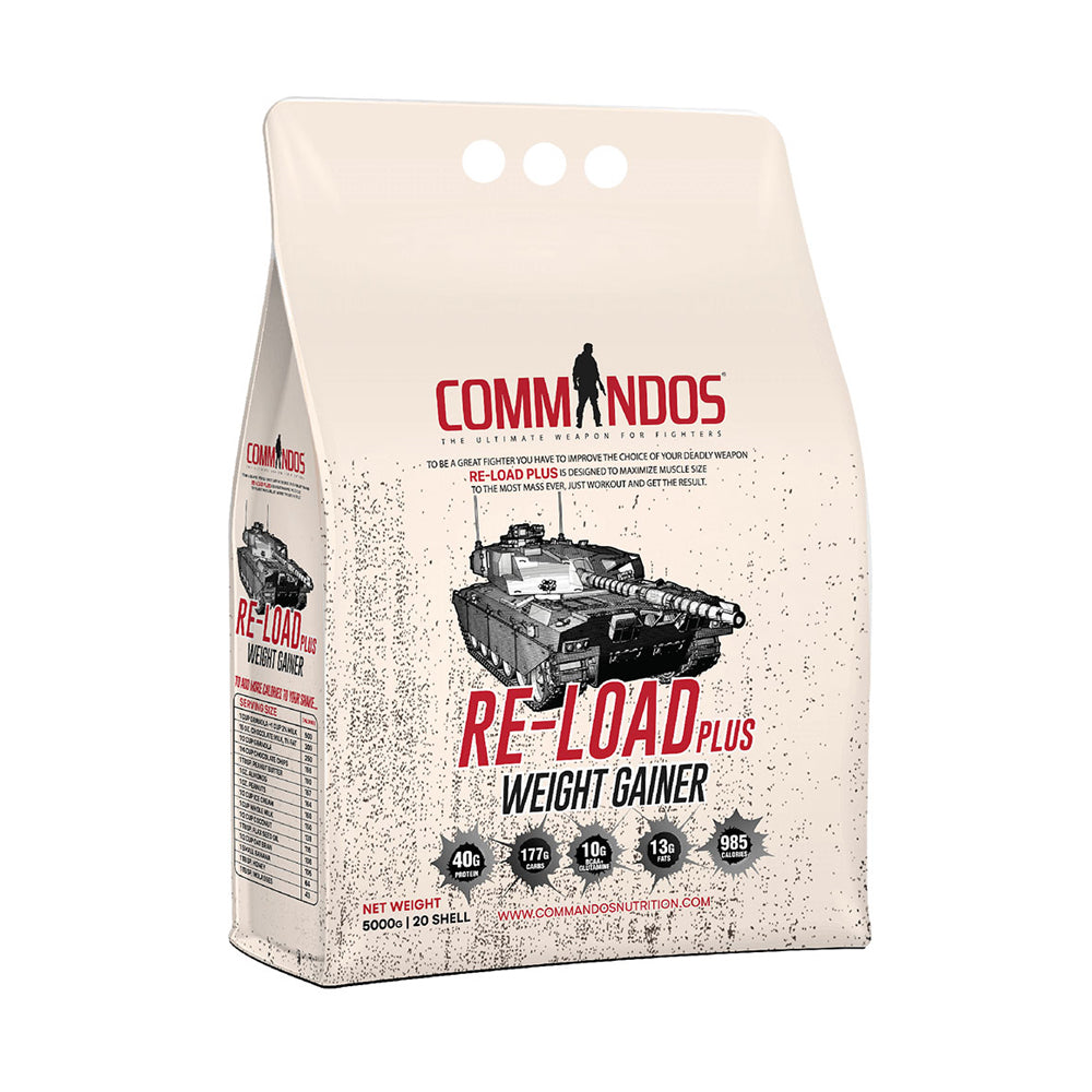 Commandos Re-Load Plus Weight Gainer-20Serv.-5000G